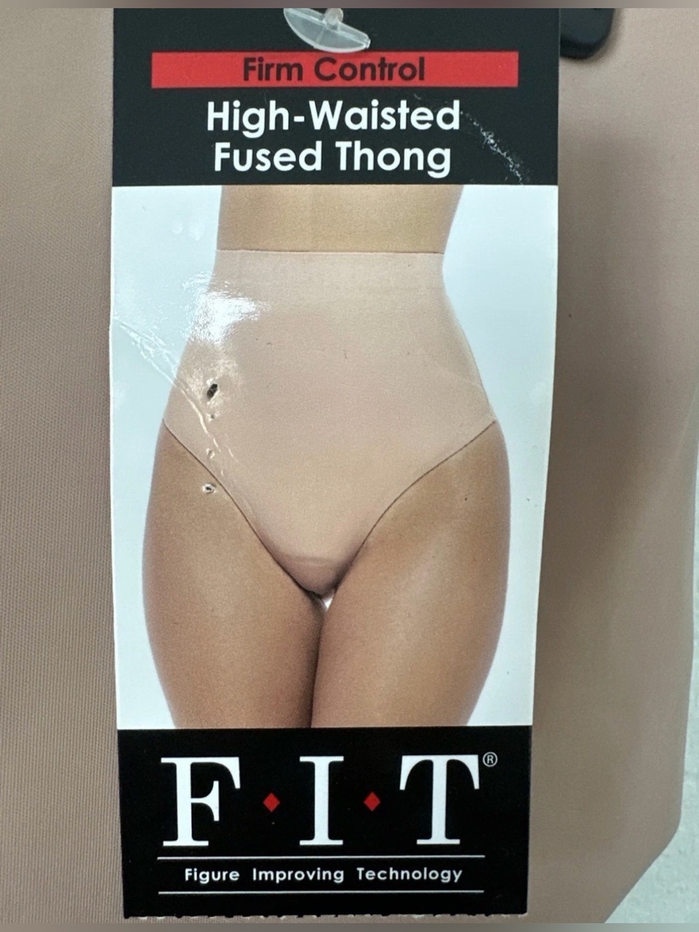 Rene Rofe Firm Control High-Waisted Fused Thong - Picture 3 of 4